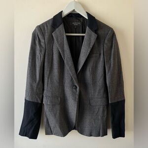 Rag & Bone Colourblock Grey/Black Timeless Wool Blazer Size 4